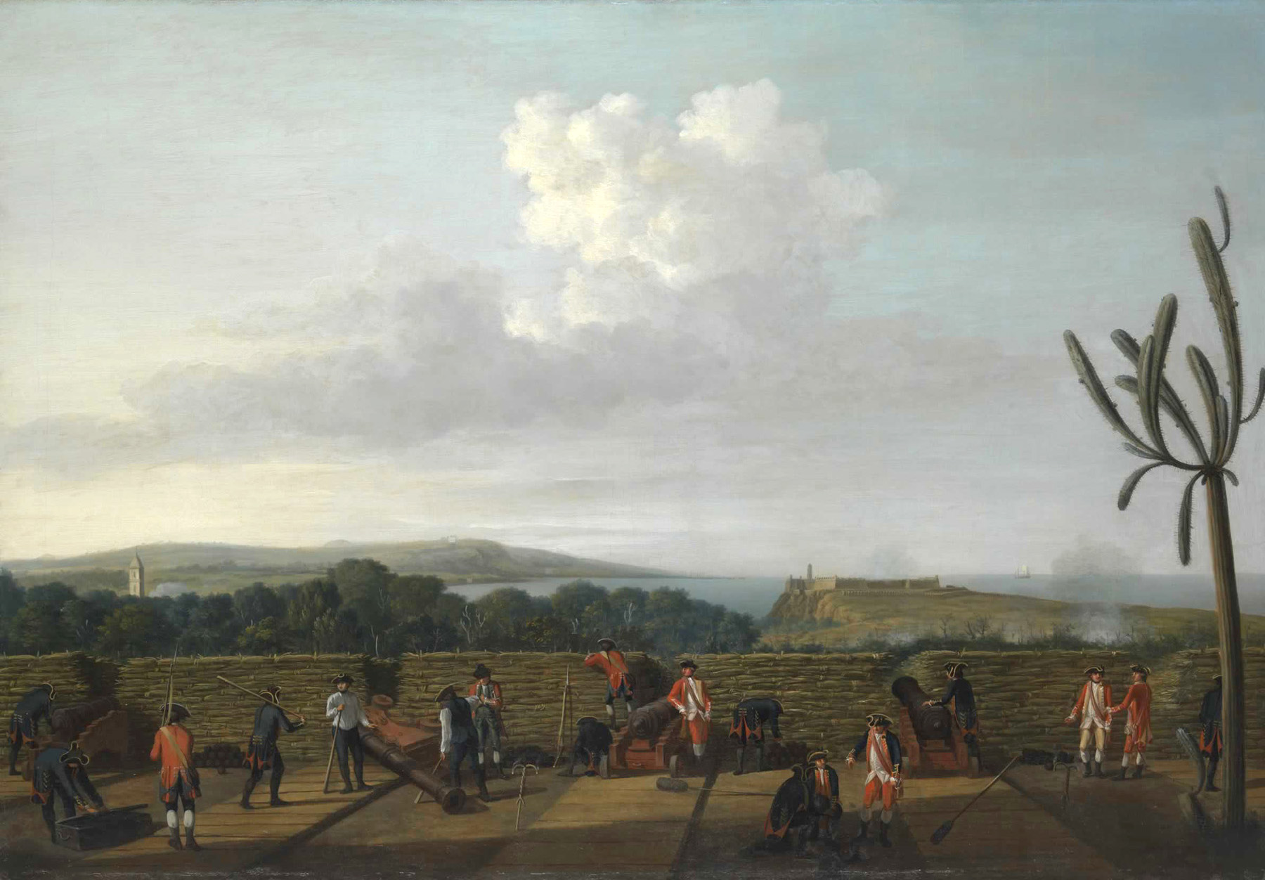 the english battery before morro castle